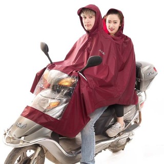 Áo mưa Cánh Dơi vải dây dù, áo mưa choàng có lỗ gương đi xe máy