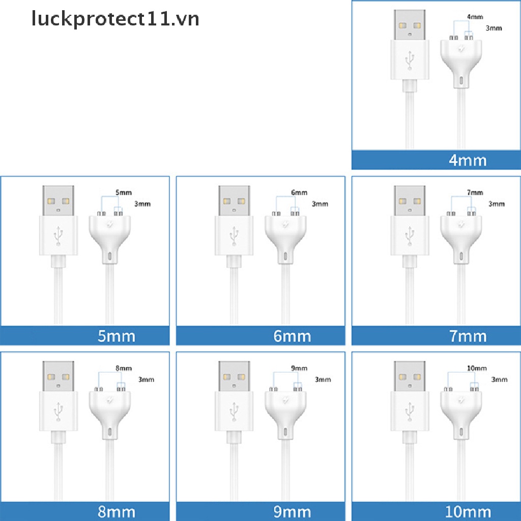 3c & NEW * 2 Pin Sạc Nam Châm Cổng Suctio USB Chống Nước | Shopee Việt Nam