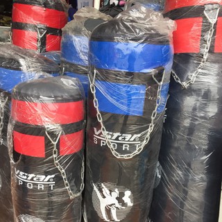 Bao Cát Đấm Bốc Boxing 100cm Da 3 Lớp Nhồi Sẵn Chính Hãng Đại Nam Sport + Kèm Xích Treo