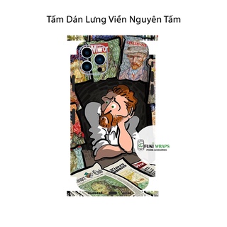 Tấm dán Skin Mặt Sau Nghệ Thuật Van Gogh FULL VIỀN Dành Cho 13ProMax 12ProMax 11ProMax X XS XR XSMAX - FukiShop