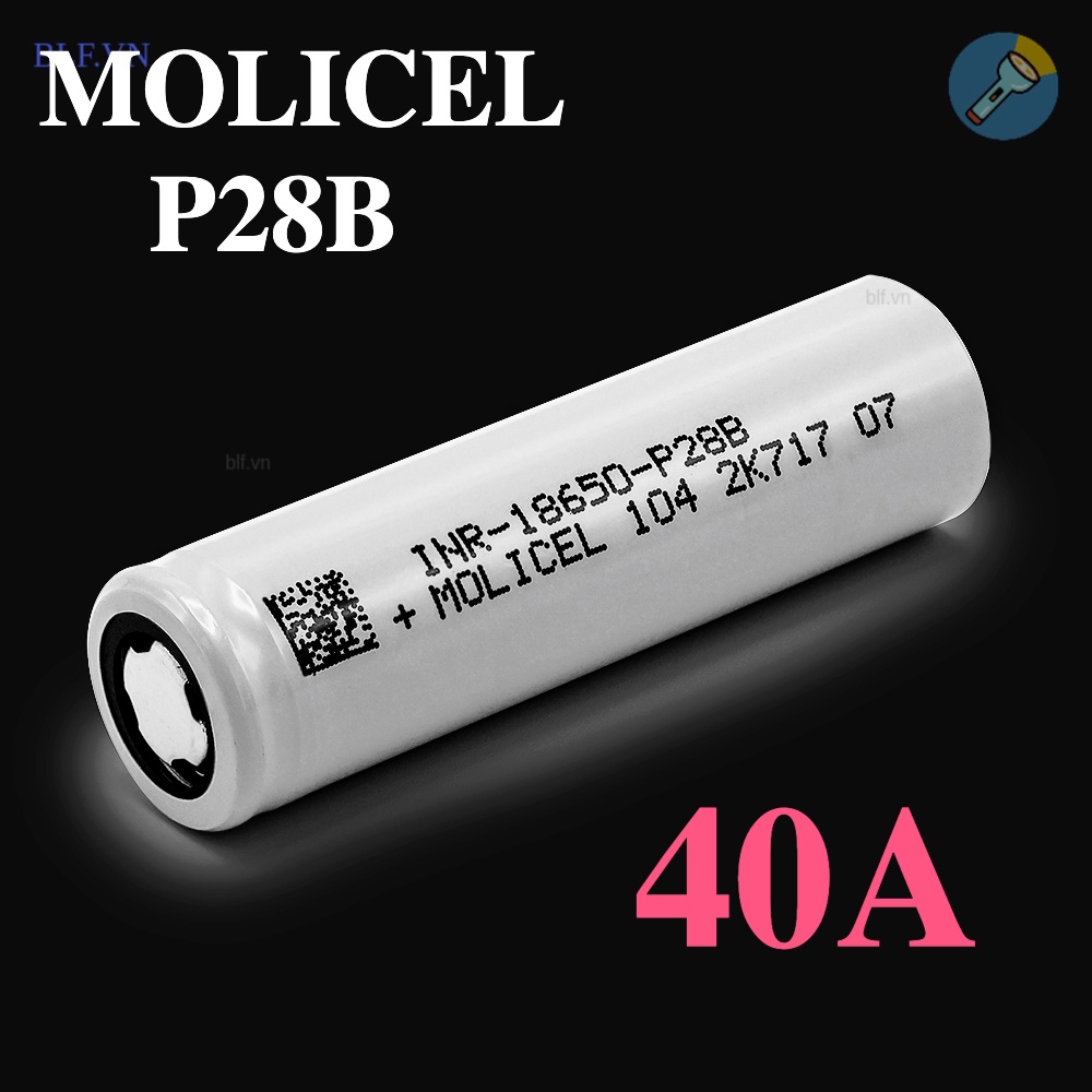 Pin Molicel P28B 2800mAh 40A Li-ion công suất cao INR-18650-P28B ...