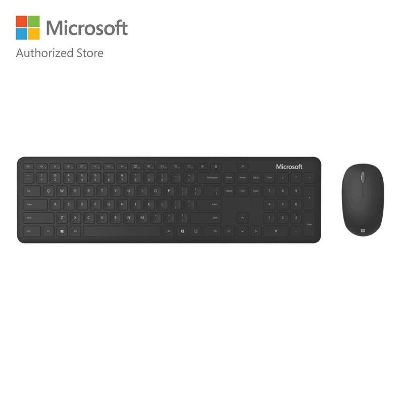 Bộ bàn phím chuột Bluetooth Microsoft màu đen