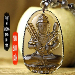 Dây chuyền mặt phật Hư Không Tạng Bồ Tát - Phật bản mệnh người tuổi Sửu, tuổi Dần-Tặng kèm theo dây