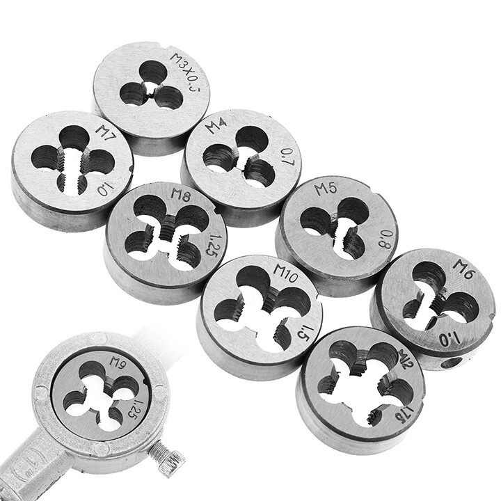 ❤️FREESHIP❤️ Bộ taro tạo ren 20 chi tiết Loại Tốt - Bộ tay quay taro ren trong và ngoài - mũi taro