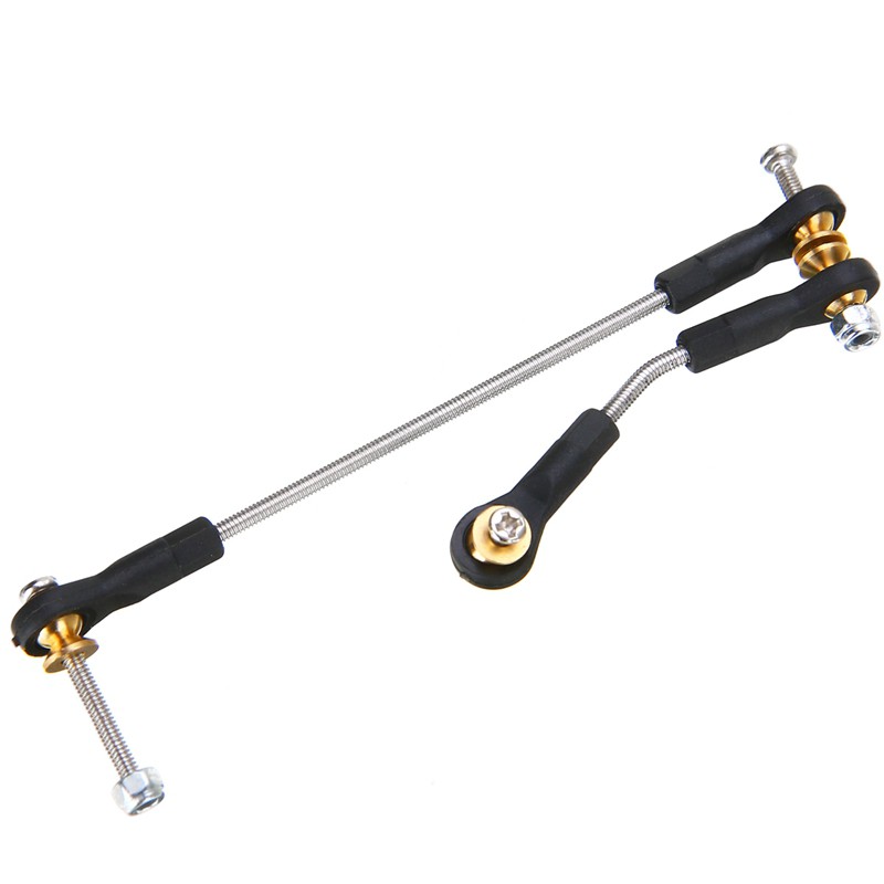 1 Bộ Cần Kéo Lái Xe RC Nâng Cấp Một Phần Kim Loại RC Lái Cần Bền Cho WPL B1 B14 B24 B24 C14 C24 1 / 16