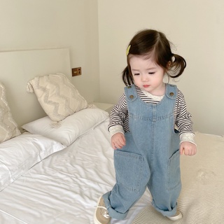 Yếm jean bé trai bé gái Batala kids yếm bò trẻ em DÁNG DÀI, dáng hàn đi học đi chơi cho bé từ 8-24kg YMDAI