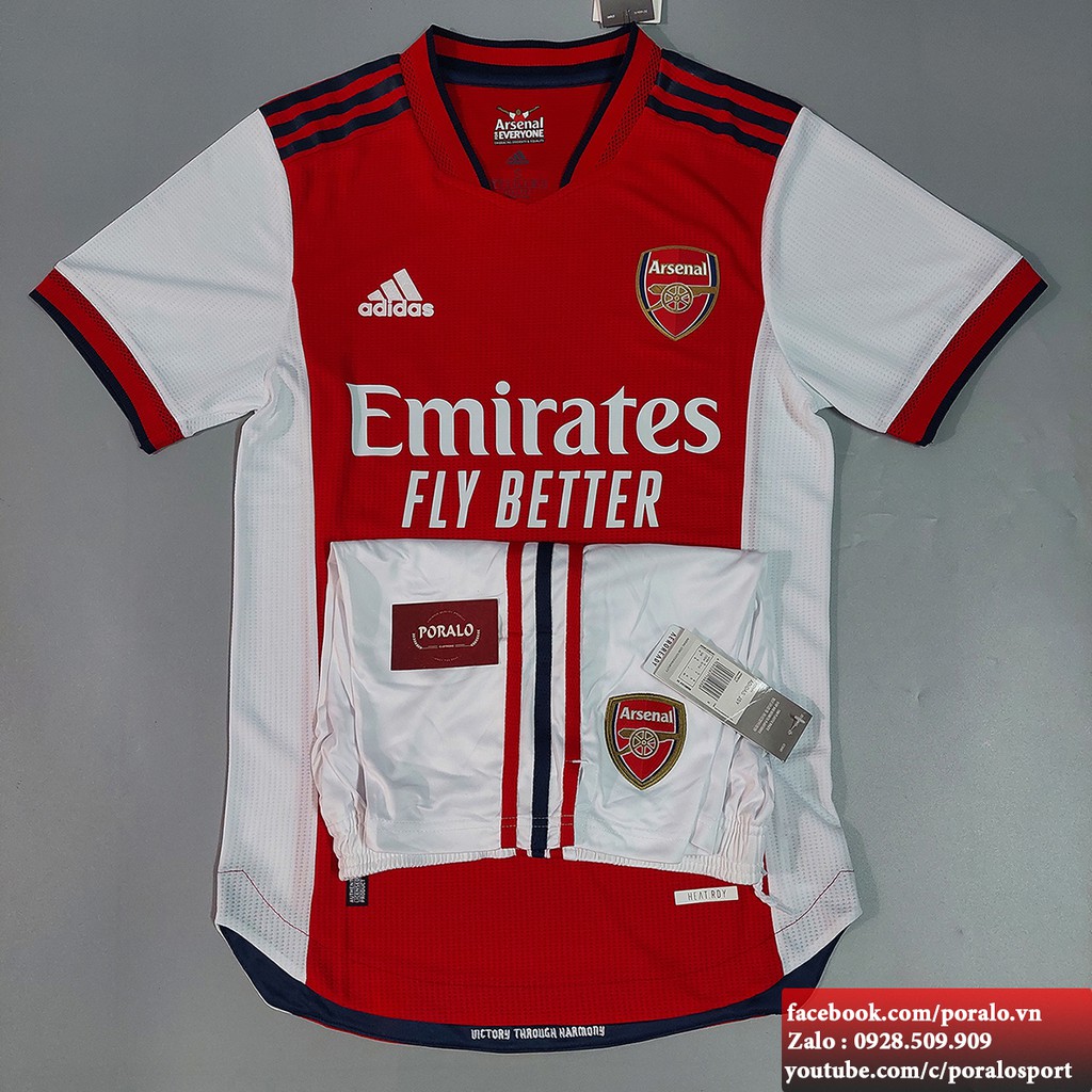 BỘ ÁO ĐẤU CLB ARSENAL 2021/22 SÂN NHÀ BẢN PLAYER CAO CẤP | Shopee Việt Nam