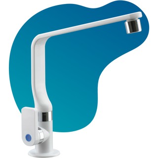Vòi rửa chén âm chậu WATERTEC trắng WT007F nhựa ABS Malaysia