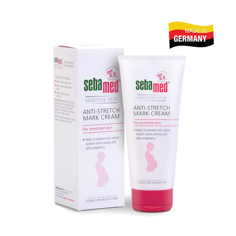Ảnh Kem ngăn ngừa rạn da bà bầu Sebamed Anti-Stretch Mark Cream pH5.5 (200ml) 4