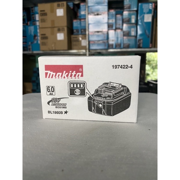 18V/6.0Ah Pin Lithium-Ion Makita BL1860B (197422-4) | Shopee Việt Nam