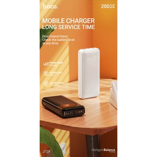 Pin Dự Phòng Hoco J72A Easy travel 20000mAh 2 cổng Input/Output max 2A