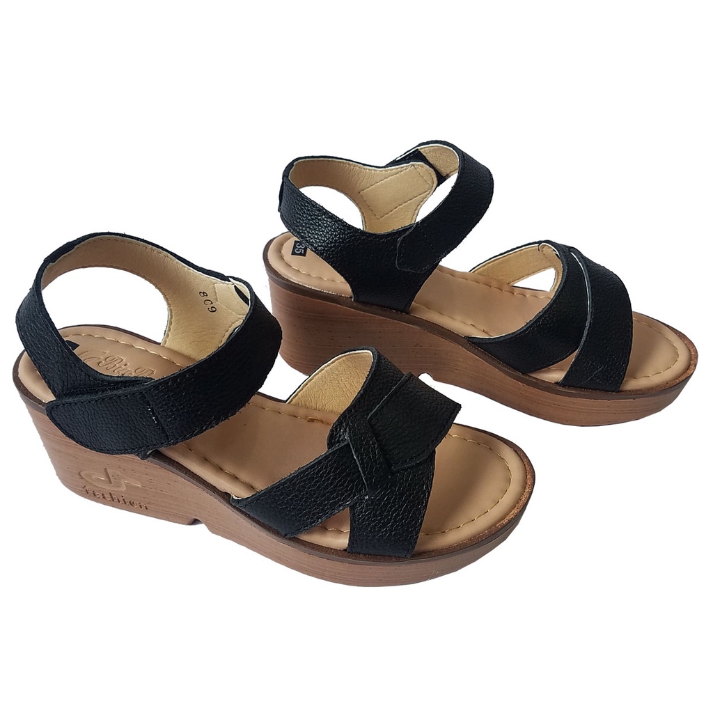 Giày Đế Xuồng Da Bò Thật BIGGBEN Cao 5cm HKD422