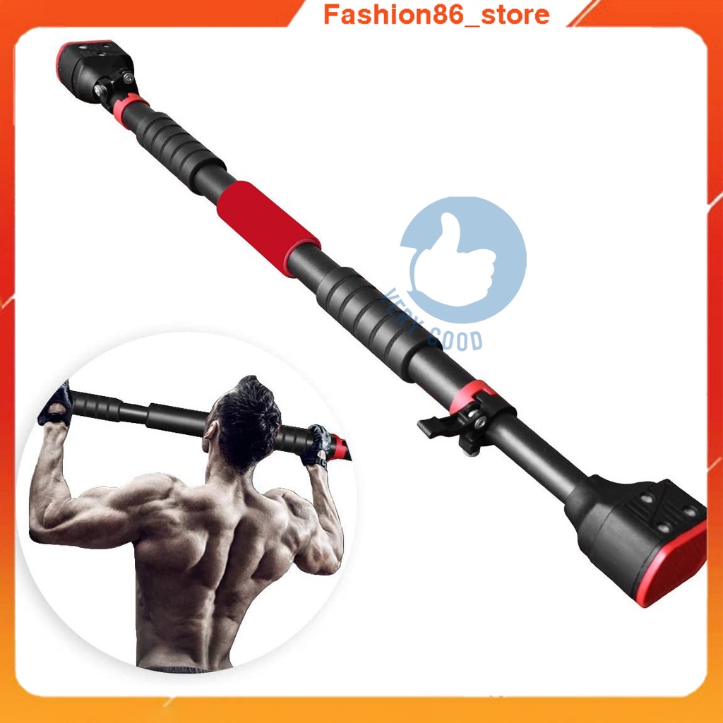 Xà đơn treo tường gắn cửa cao cấp thế hệ mới có chốt chống xoay tùy chỉnh nhiều kích thước