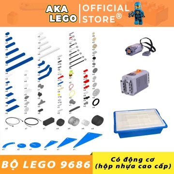 LEGO 9686 KỸ SƯ CƠ KHÍ ĐỒ CHƠI GIÁO DỤC PHÁT TRIỂN TƯ DUY LEGO TECHNIC LEGO EDUCATION TẶNG ĐỘNG CƠ M VÀ HỘP PIN