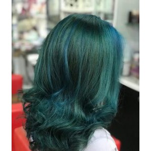 Tóc màu xanh rêu: Top 20 kiểu màu tóc đẹp trẻ trung hot nhất hiện nay