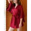 SX872 - Áo Choàng Ngủ lụa Dáng Kimono Nhiều Màu - KELLYWANG