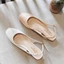 Giày búp bê nữ cao gót mũi vuông Annmodels 2 phân kiểu dáng slingback hở gót _MIN028XM