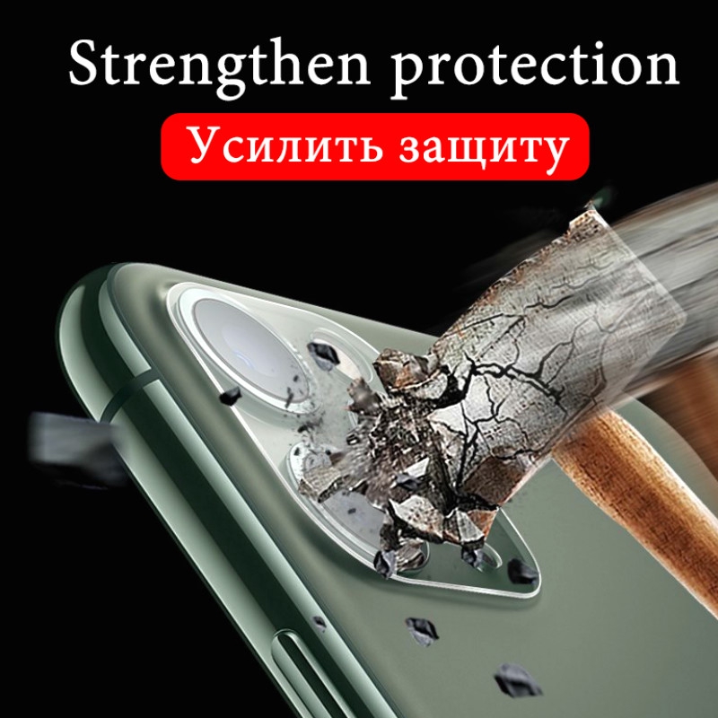 Mặt Sau Trong Suốt Cho 17ProMax 17Air 16 15 14 13 12 11 Ống Kính Máy Ảnh Bảo Vệ Màn Hình Cho IPhone 11 Pro Max Phim Kính Cường Lực Phụ Kiện Camera