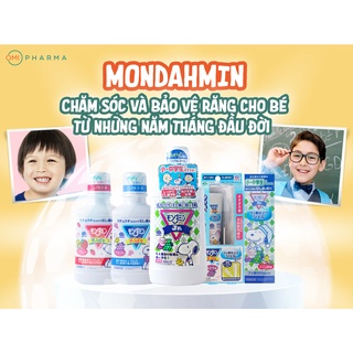 Nước Súc Miệng Cho Trẻ Em 6-15 Tuổi Hương Nho Mondahmin JR. Nhật Bản (Chai 600ml)