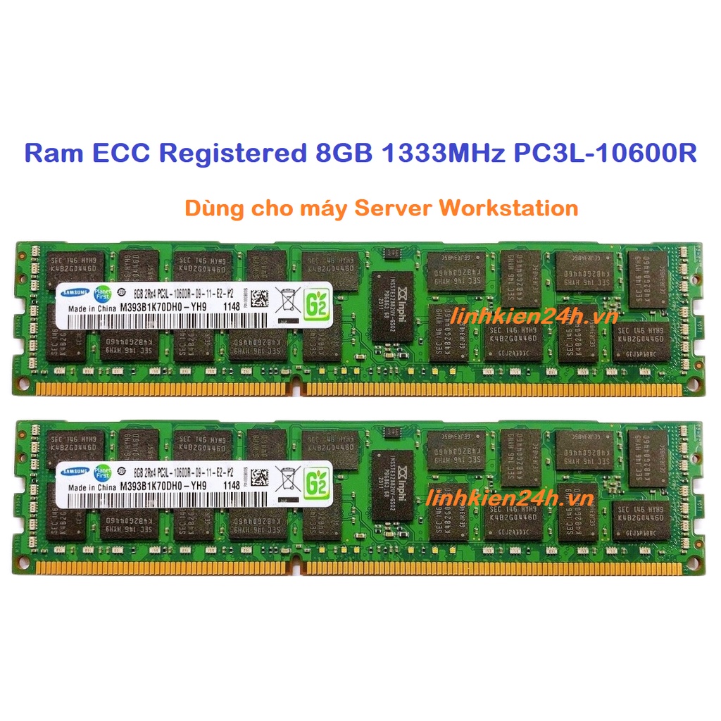 RAM 32 Go DDR3 1333 MHz PC3L-10600R ECC RDIMM Pour Serveur - Occasion Testée