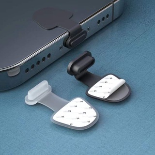 Nút Bịt Chống Bụi Cổng Sạc Điện Thoại iphone Bằng Silicon Loại C Màu Trơn Đơn Giản