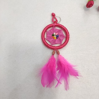 Dreamcatcher móc khóa mini bùa ngủ ngon nhỏ nhắn dễ thương cute nhiều màu độc đáo decor trang trí Pinky Shop