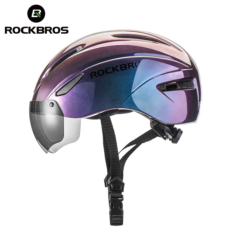 【Giao hàng 3 ngày】Mũ bảo hiểm đi xe đạp ROCKBROS có kính cho xe đạp đường trường MTB