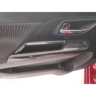 Ốp nội thất xe Suzuki Xl7, Ertiga số tự động 2019-2023 nhựa carbon cao cấp