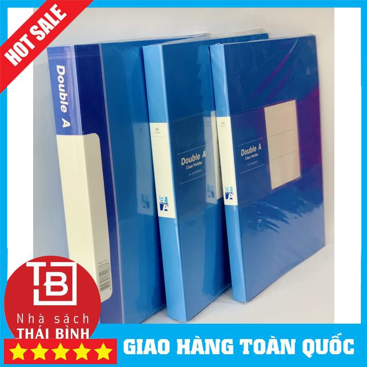 Bìa Lá A4 20, 40, 60 Lá Cao Cấp Double A | Shopee Việt Nam