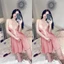 Đầm ngủ nữ, dáng xòe, không mút ngực, chất lụa satin, thiết kế phối ren siêu nữ tính, quyến rũ