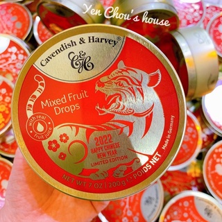 Kẹo trái cây Cavendish & Harvey hộp thiếc limited