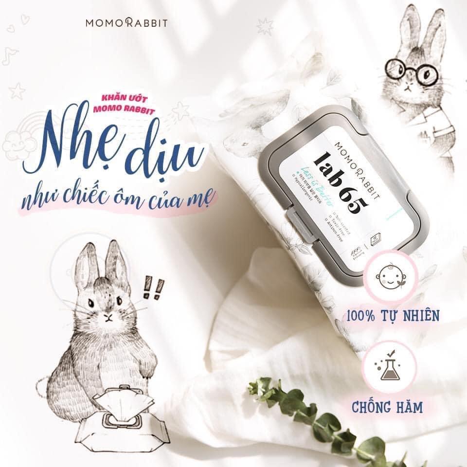 Khăn ướt Momo Rabbit gói 72 tờ có nắp - Siêu dày dặn !!! | Shopee Việt Nam