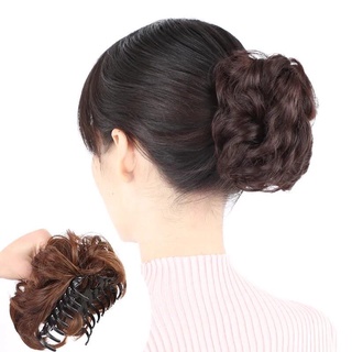 Tóc giả búi kẹp xoăn thời trang Hàn Quốc HaminStore