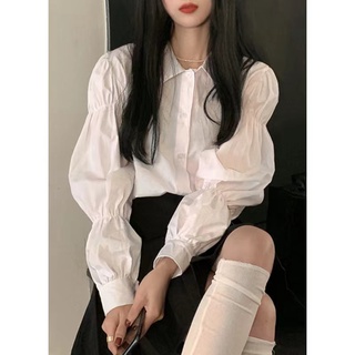 Áo Sơ Mi Nữ Tay Dài Phong Cách Hàn Quốc