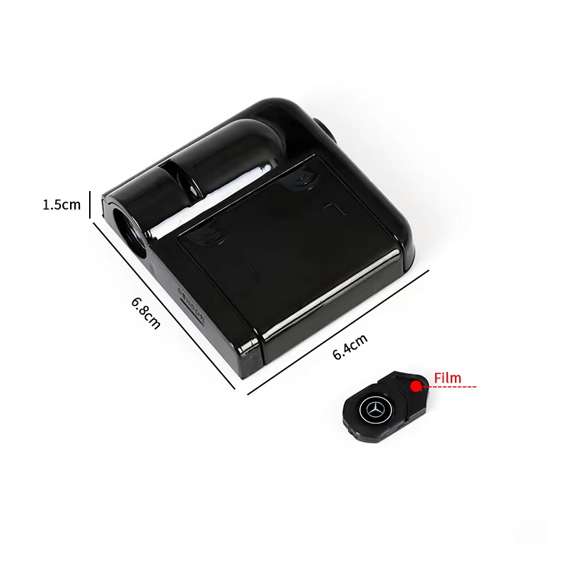 1 Đèn LED Chiếu Logo Chào Mừng Gắn Cửa Xe Hơi Mercedes Benz Class W212 W211 W210 W203 W204 W205 CLA GLK CLS A C E Class