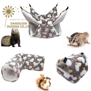 [DAN] Võng giường ấm dày gấp đôi cho chuột hamster/chuột lang, túi ngủ treo cây, chuồng