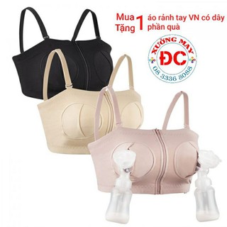Áo Hút Sữa Rảnh Tay Cotton Có Dây dùng cho máy hút sữa điện