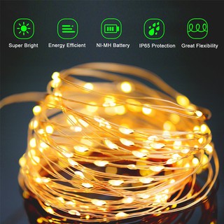 Đèn LED Dây 2M 20 LED USB Đèn Cổ Tích Nhà Cho Ngoài Trời Sân Vườn Chống Thấm Nước Nhà Giáng Sinh Một Phần Quà Tặng Năm Mới Tiệc Sân Cưới Trang Trí Tất Cả Các Mùa