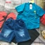 Combo Bộ hươu cao cổ-quần jean Hàn Quốc cho bé đẹp đủ màu