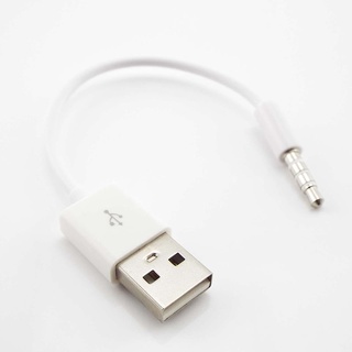 Cáp chuyển đổi dữ liệu USB Jack cắm 3,5 mm Đầu nối phích cắm nam 4 lỗ sang USB 2.0 loại A Nam cho thiết bị ô tô Tai nghe MP3 / MP4 17VN1