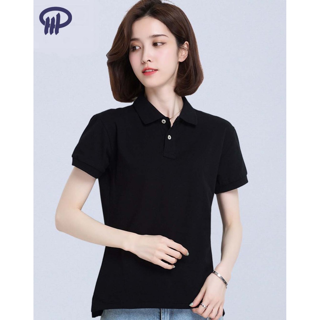 Phúc An – Áo thun Polo trơn nữ có cổ 4054 có size lớn big size