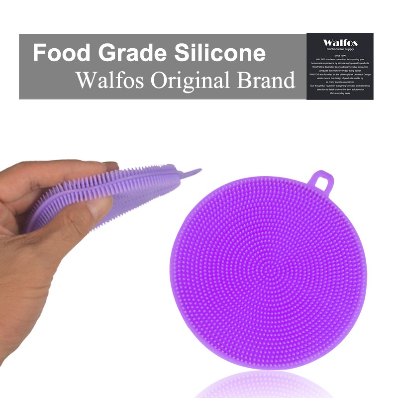 Ảnh Miếng rửa chén dĩa WALFOS bằng silicone chất lượng cao tiện lợi 3