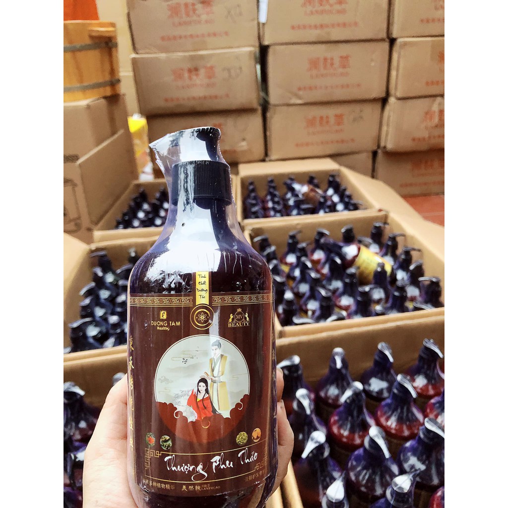 SÉT 3 CHAI DẦU GỘI,XẢ, TINH CHẤT MASSA THƯỢNG PHU THẢO SIÊU TỐT
