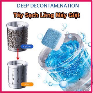 Viên tẩy vệ sinh lồng máy giặt,Viên tẩy cặn bẩn-Diệt khuẩn lồng máy giặt
