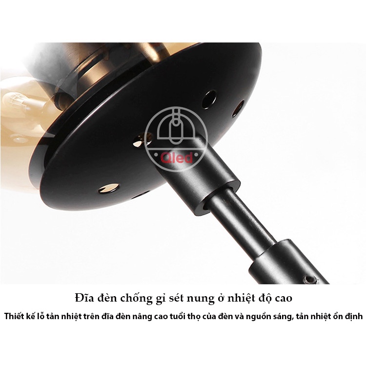 [FreeShip] Đèn thả chùm phân tử 15 bóng cao cấp sơn 3 lớp tĩnh điện không gỉ [Có bảo hành]