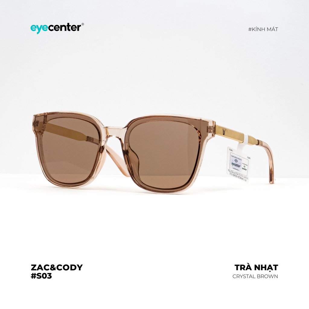 Ảnh Kính mát nam nữ chính hãng nhiều màu ZAC & CODY S03-S kim loại chống gỉ nhập khẩu by Eye Center Vietnam 3