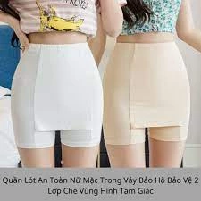 ⭐ HÀNG HOT ⭐ Quần Mặc Trong Váy Thiết Kế Hai Lớp Co Giãn Thời Trang Cho Nữ