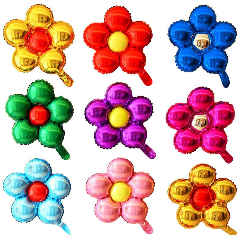 Bong Bóng Hình Bông Hoa 5 Cánh Nhiều Màu Sắc 45Cm Đẹp Lộng Lẫy | Shopee  Việt Nam