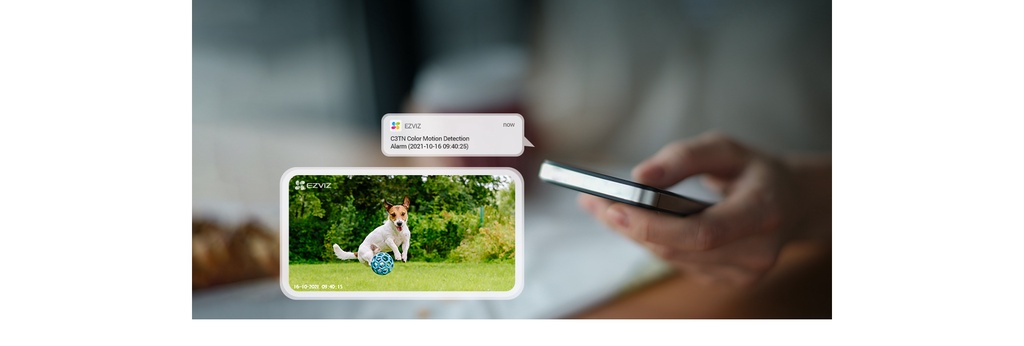 Mô tả Camera wifi 2k Full HD 3.0M Ezviz C3TN, Ban Đêm Có Màu - Còi Hú Báo Động, Ghi Âm - 2