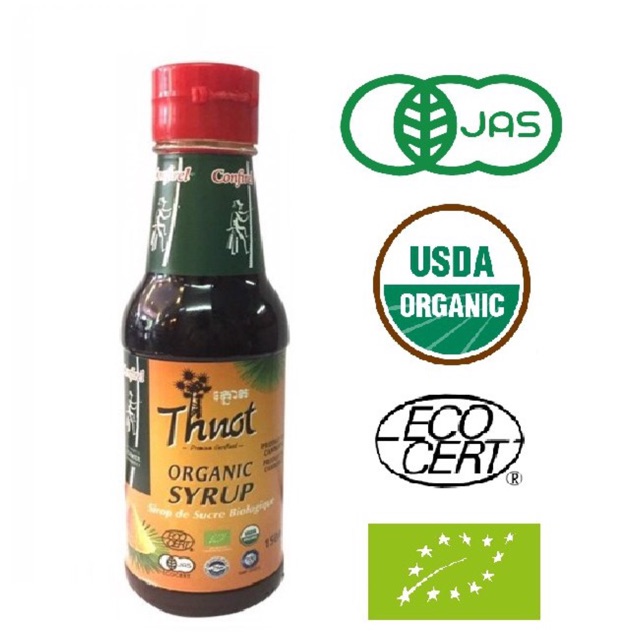 Syrup mật đường thốt nốt hữu cơ Organic Thnot Confirel 150ml tạo ngọt cho bé ăn dặm - hanzo2009